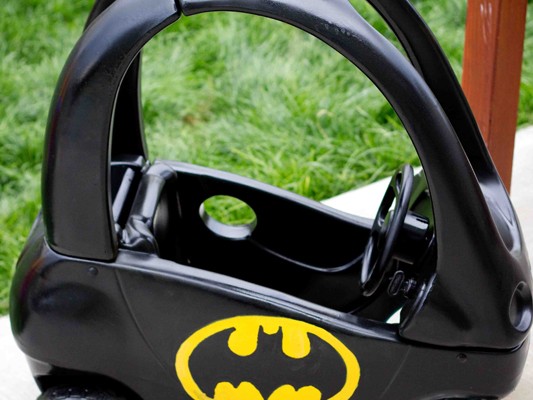 batmobile from a cozy coupe