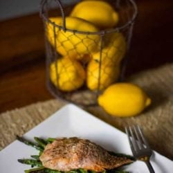 easy and delicious 30 minute salmon. So easy ANYONE can do this- really! AND it doesnt make your house smell fishy at all