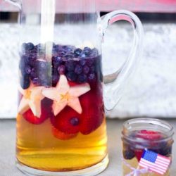 Patriotic punch- this is perfect for 4th of July or a homecoming! So easy to make and delicious- pin now and save for your summer bbqs!