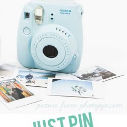 pin and win an instax mini camera! these are so cool and perfect for summer!