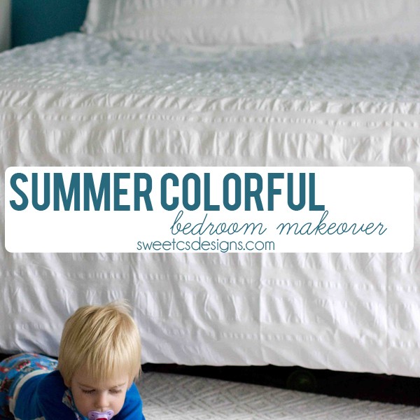 Summer colorful bedroom makeover- and a chance to win your own gorgeous mohawk area rug!