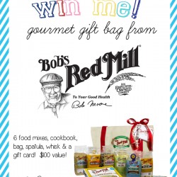 win a gourmet gift bag from bobs red mill at sweetcsdesigns!