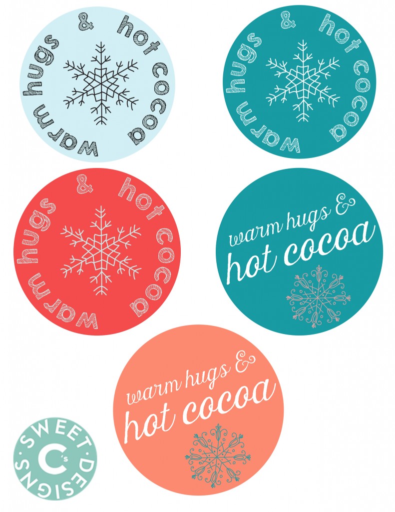 Hot Chocolate Bar with Free Warm Hug Printables