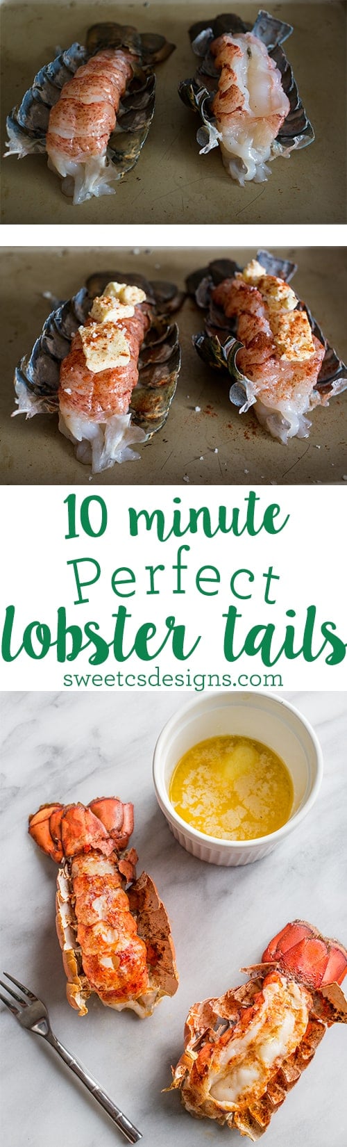 10 Minute Perfect Broiled Lobster Tails Recipe Sweet Cs Designs 