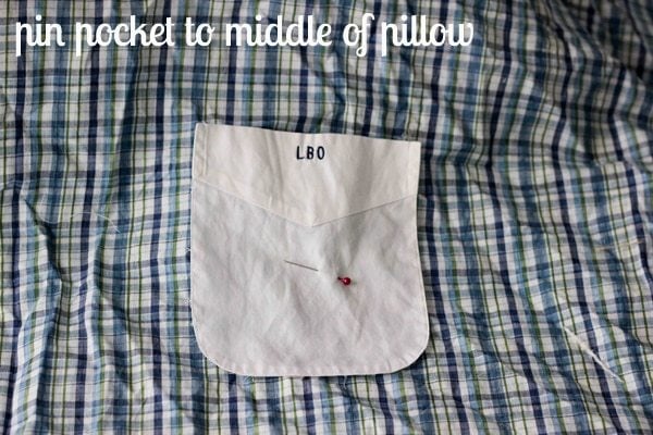 Button up outlet shirt pillow