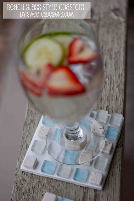 Beach Glass Style Coasters - Sweet Cs Designs
