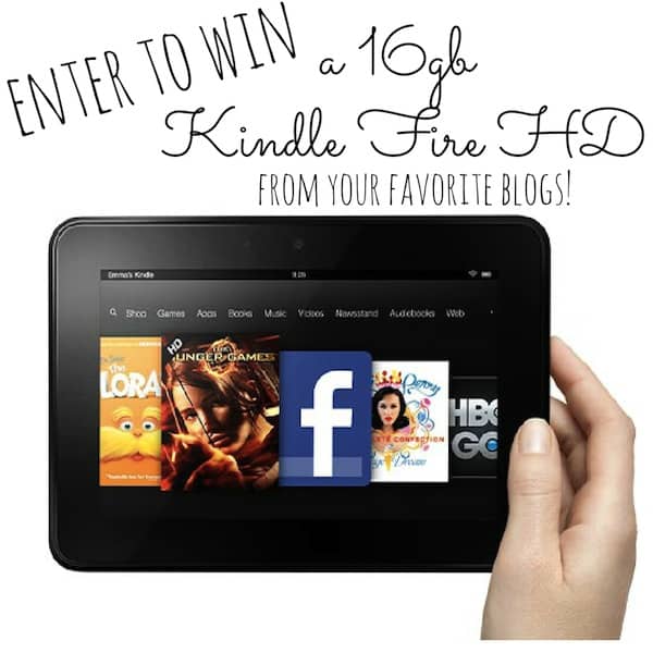 Win a 16gb Kindle Fire HD