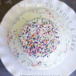 make a faux fondant cake for your party in minutes #party #cakedecorating