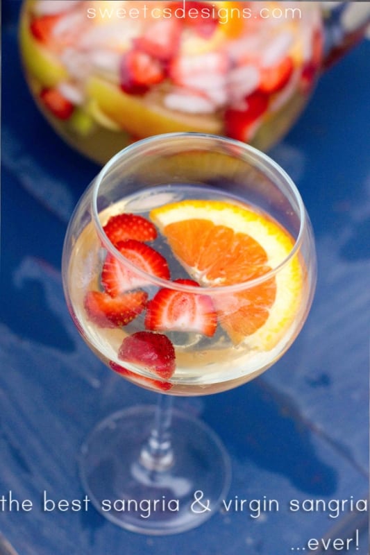 delicious, easy and inexpensive with sangria- this is the best recipe I have found for a great summer drink! Virgin Sangria recipe is to die for too!