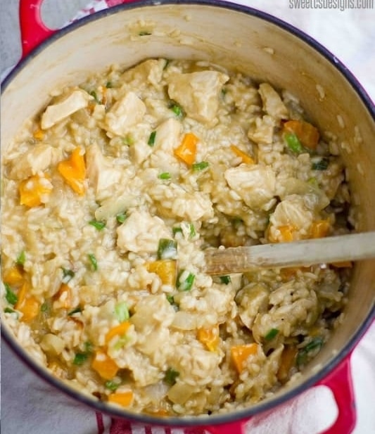 One Pan Chicken Risotto