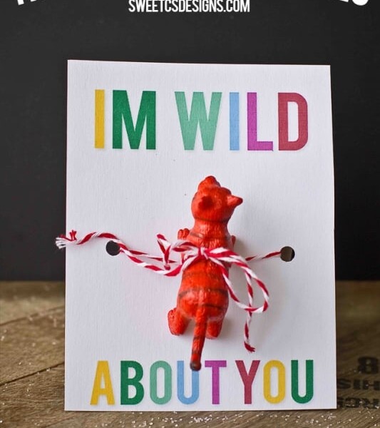 Tiny animal valentine designs perfect for boys.