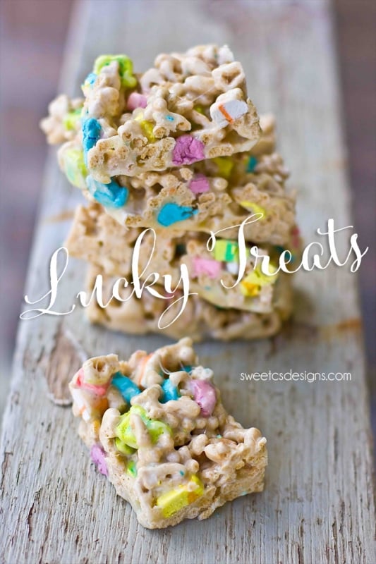 Lucky Treats- the perfect no bake snack for St Patricks Day!