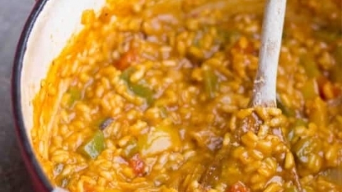 One Pot Mexican Risotto