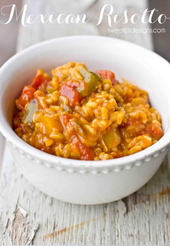 mexican risotto- delicious easy to make and so good!
