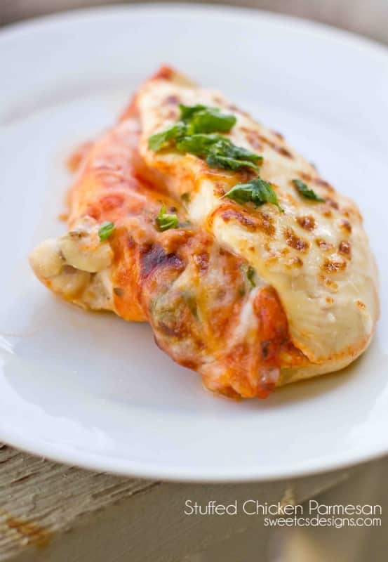 stuffed chicken parmesan- this is an easy to make meal your whole family will love!