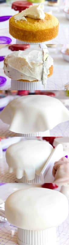 You won't believe how easy it is to add fondant to a cake- and this stuff actually tastes good!