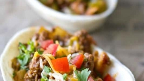 Homemade Taco Boats and One Pan Veggie Packed Tacos