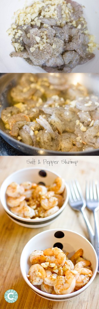 Salt and pepper shrimp- this is an easy and super quick foolproof way to make delicious shrimp!