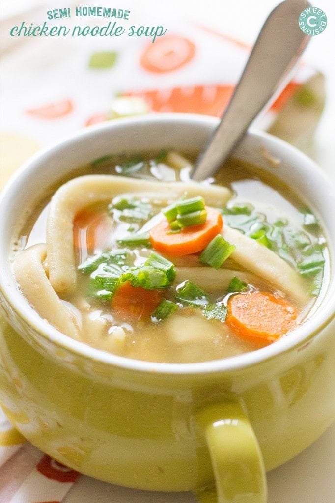 This is the BEST soup when you're sick- and its so easy to make!