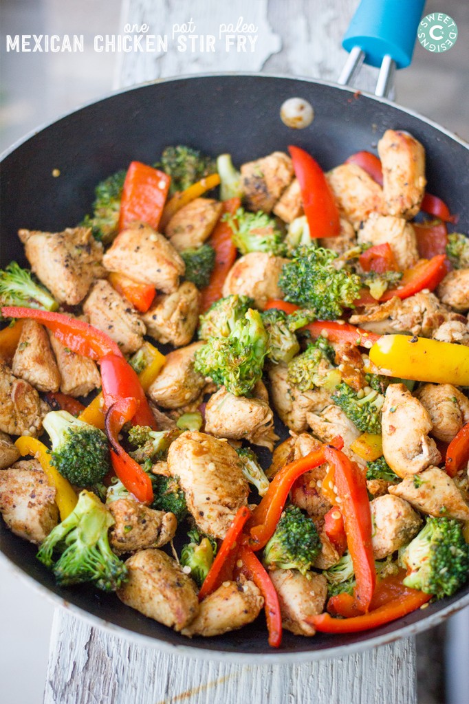 one pot paleo mexican stir fry- this is so delicious and works on the take shape for life plan!