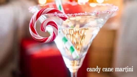 Candy Cane Martini