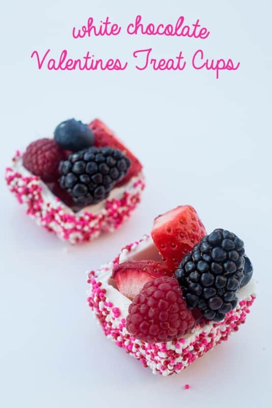 White Chocolate Valentines Treat Cups Sweet Cs Designs