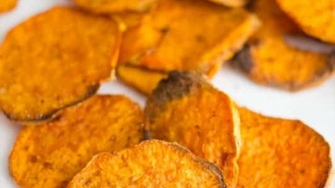 Easy Baked Sweet Potato Chips