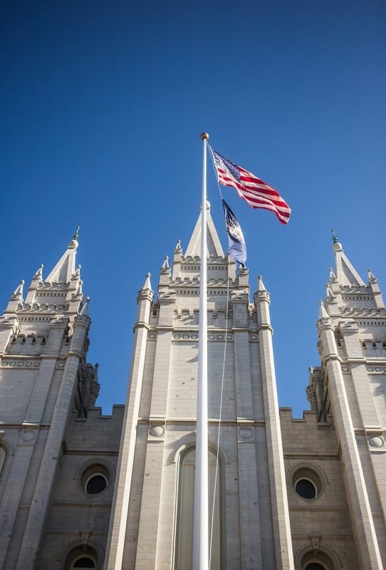 Salt Lake City Temple- East View