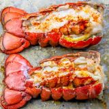 Easy recipe for broiled lobster tails.