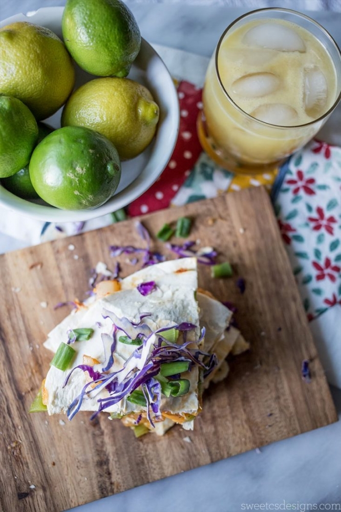 Easy Cheesy Shrimp Fajita Quesadillas Recipe Appetizer