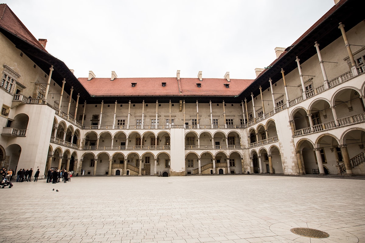 Courtyard, Wawel Castle in Krakow and tips for touring!