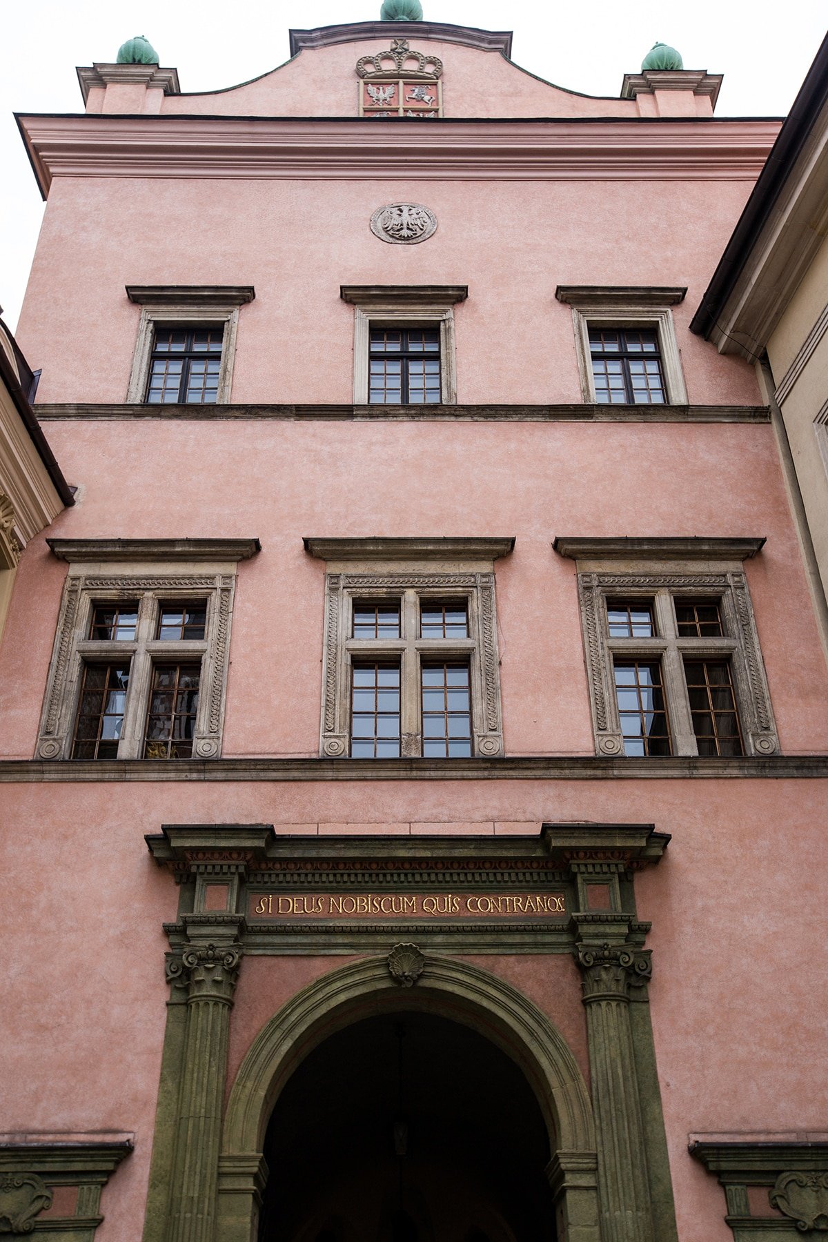 I love all the colorful buildings in Krakow's Wawel Castle