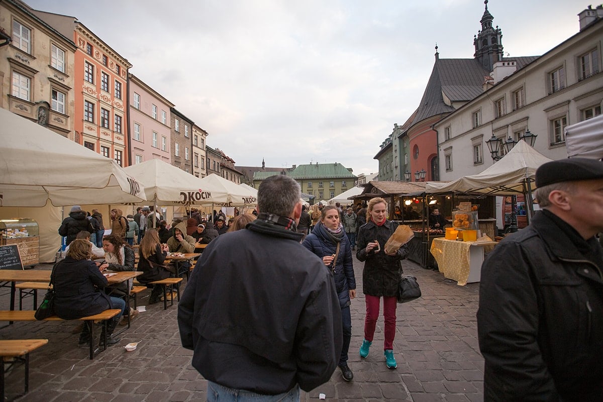 Street food fair in Krakow