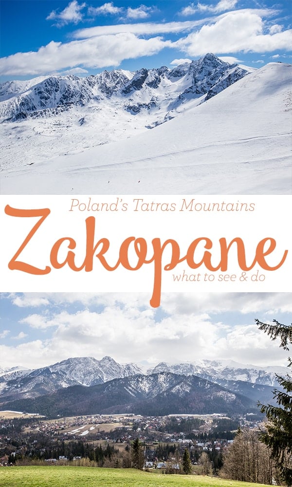 Zakopane and pictures of the mountains in winter and summer