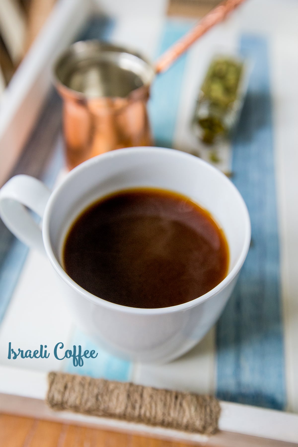 Cardamom coffee- this delicious Israeli style coffee is so good!