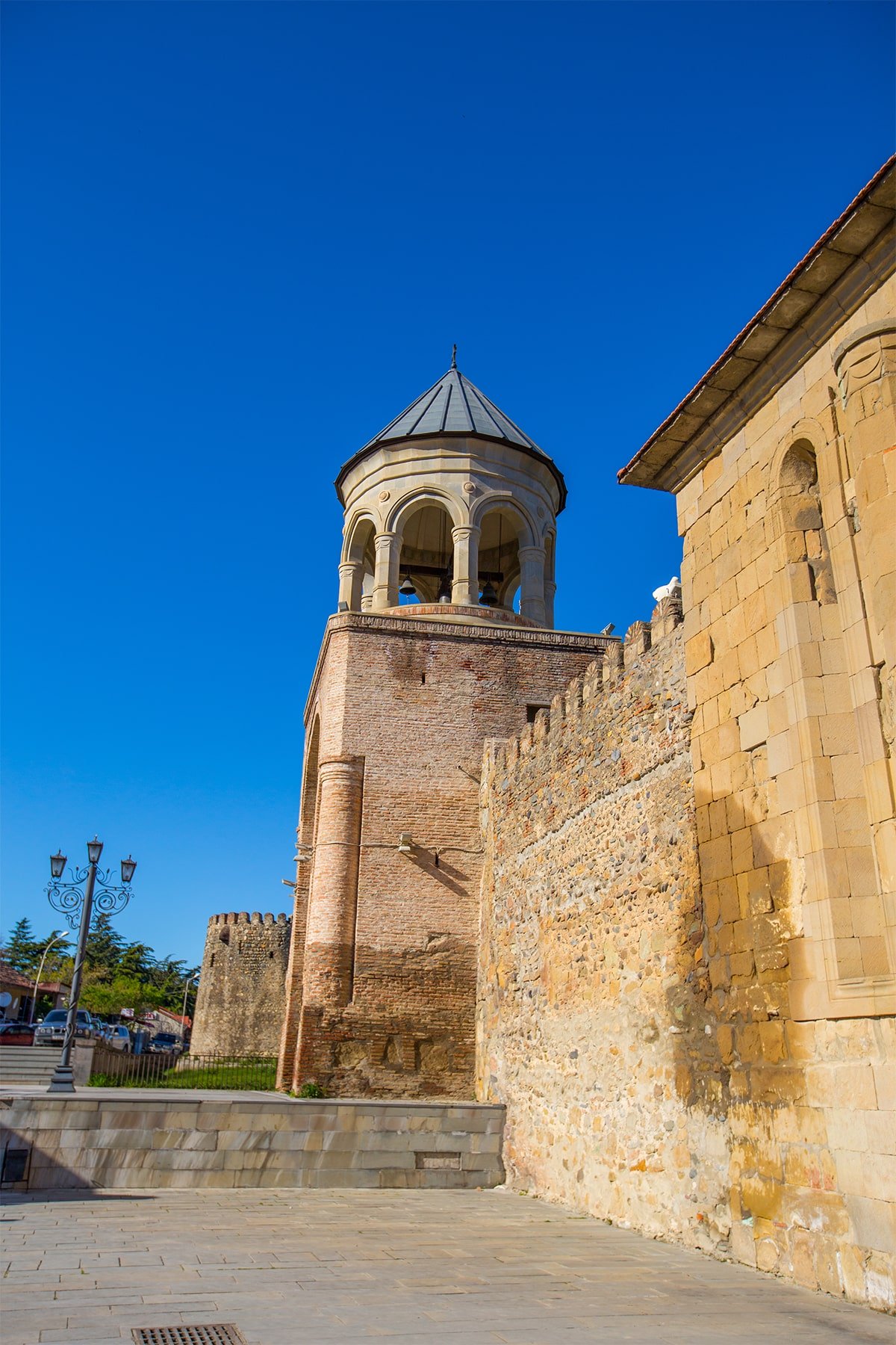 Cathedral walls in Mtskheta Georgia