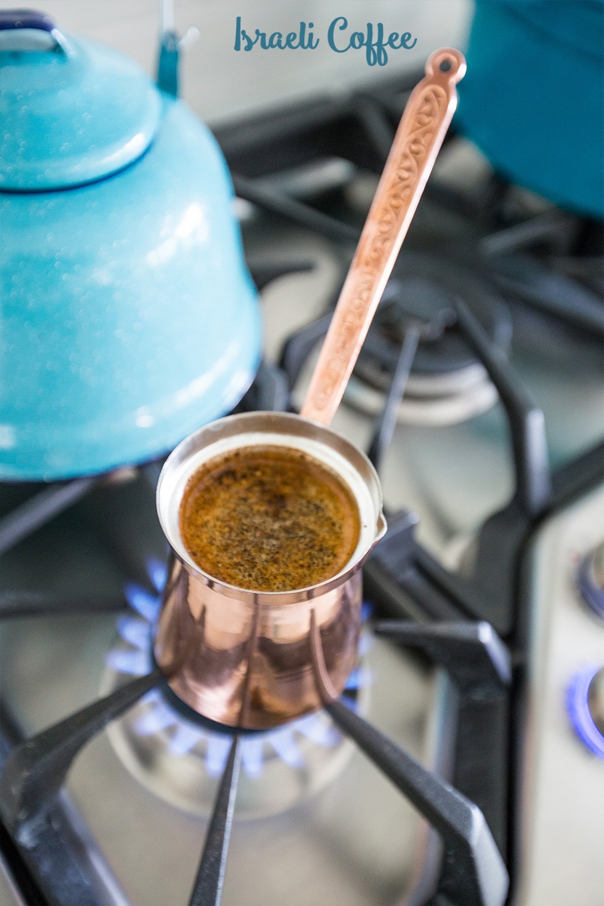 espresso maker on the stovetop