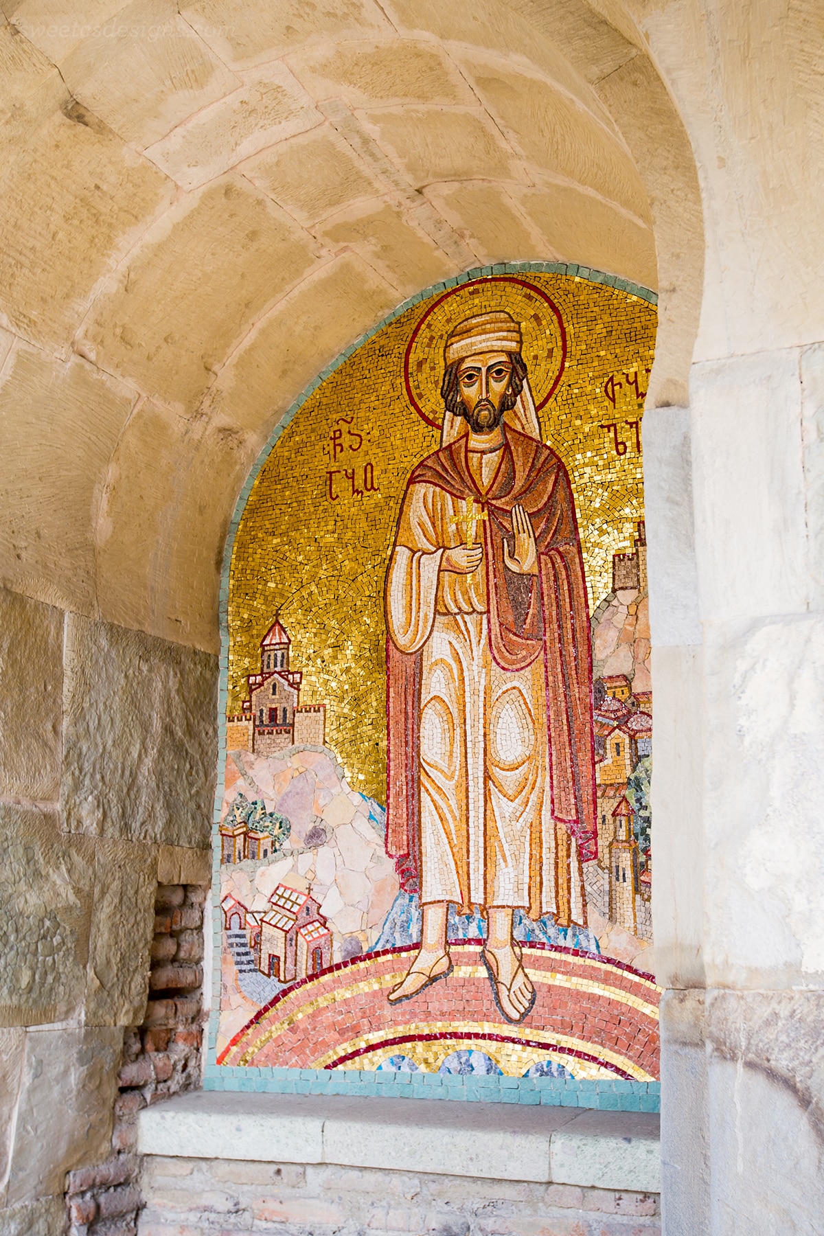 Icon at Metekhi, Tbilisi Georgia