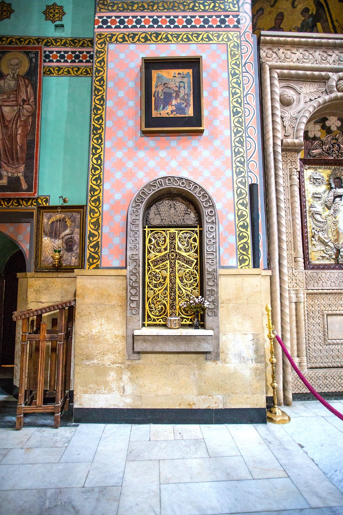 Saint Ninos Cross, Sioni Cathedral, Tbilisi