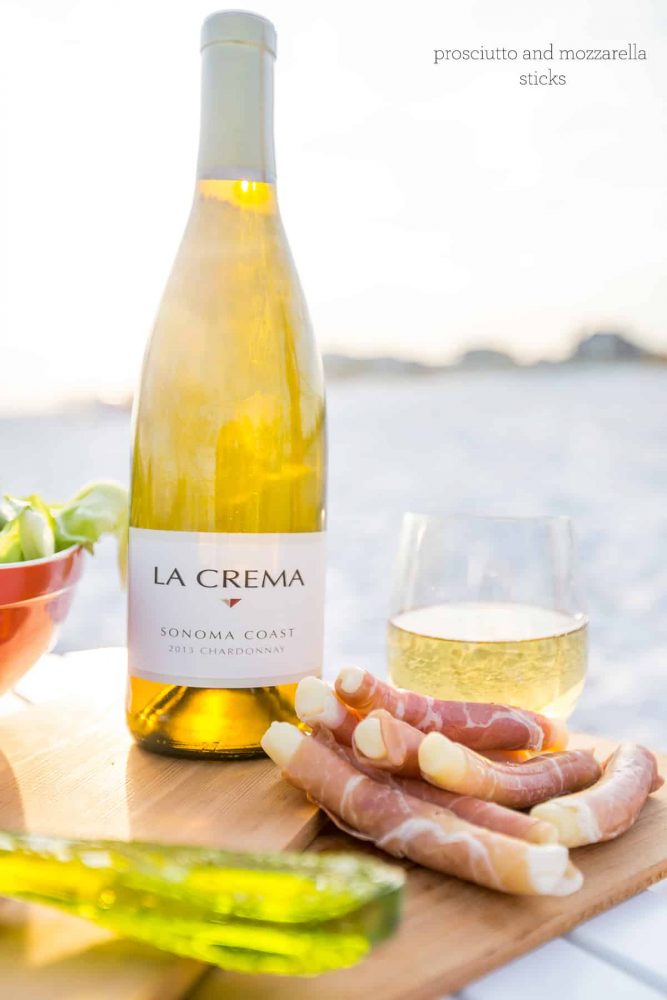 Prosciutto Wrapped Mozzarella Sticks