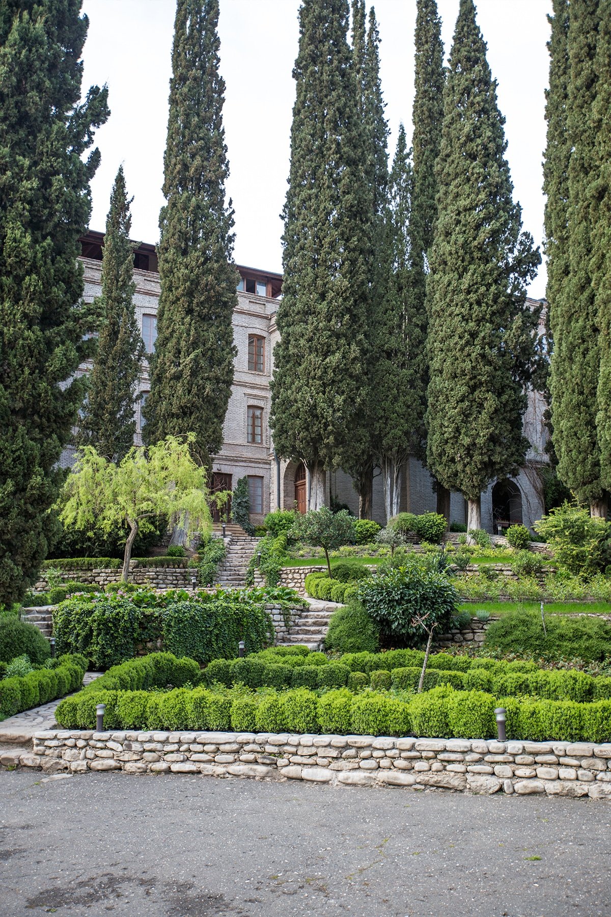 Gardens at Sain Ninos Cathedral, Khaketi Georgia