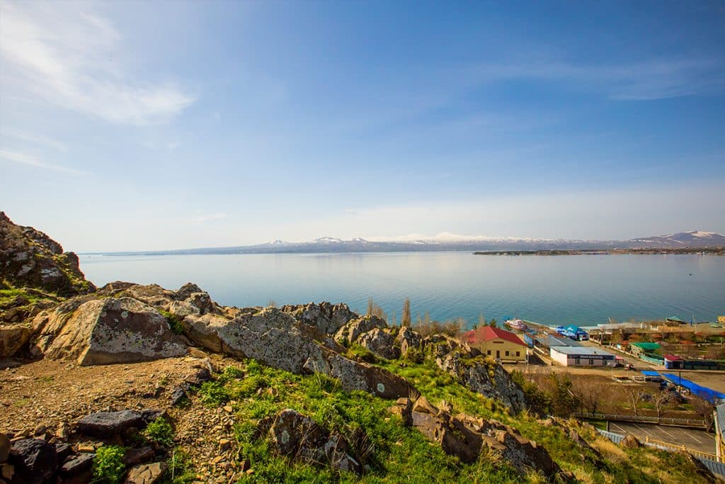 Lake Sevan, Armenia, and Sevanavank Monastery Ruins