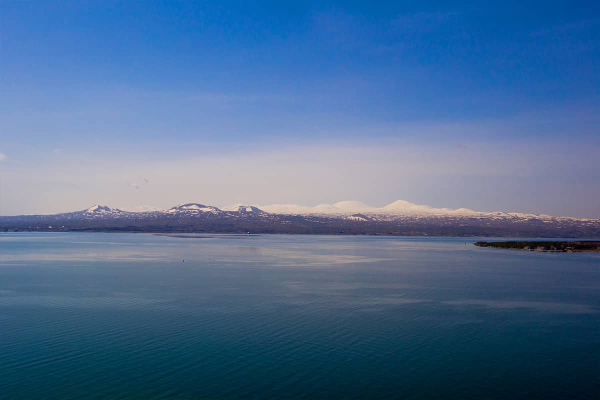 Lake Sevan- one of the highest and largest freshwater lakes