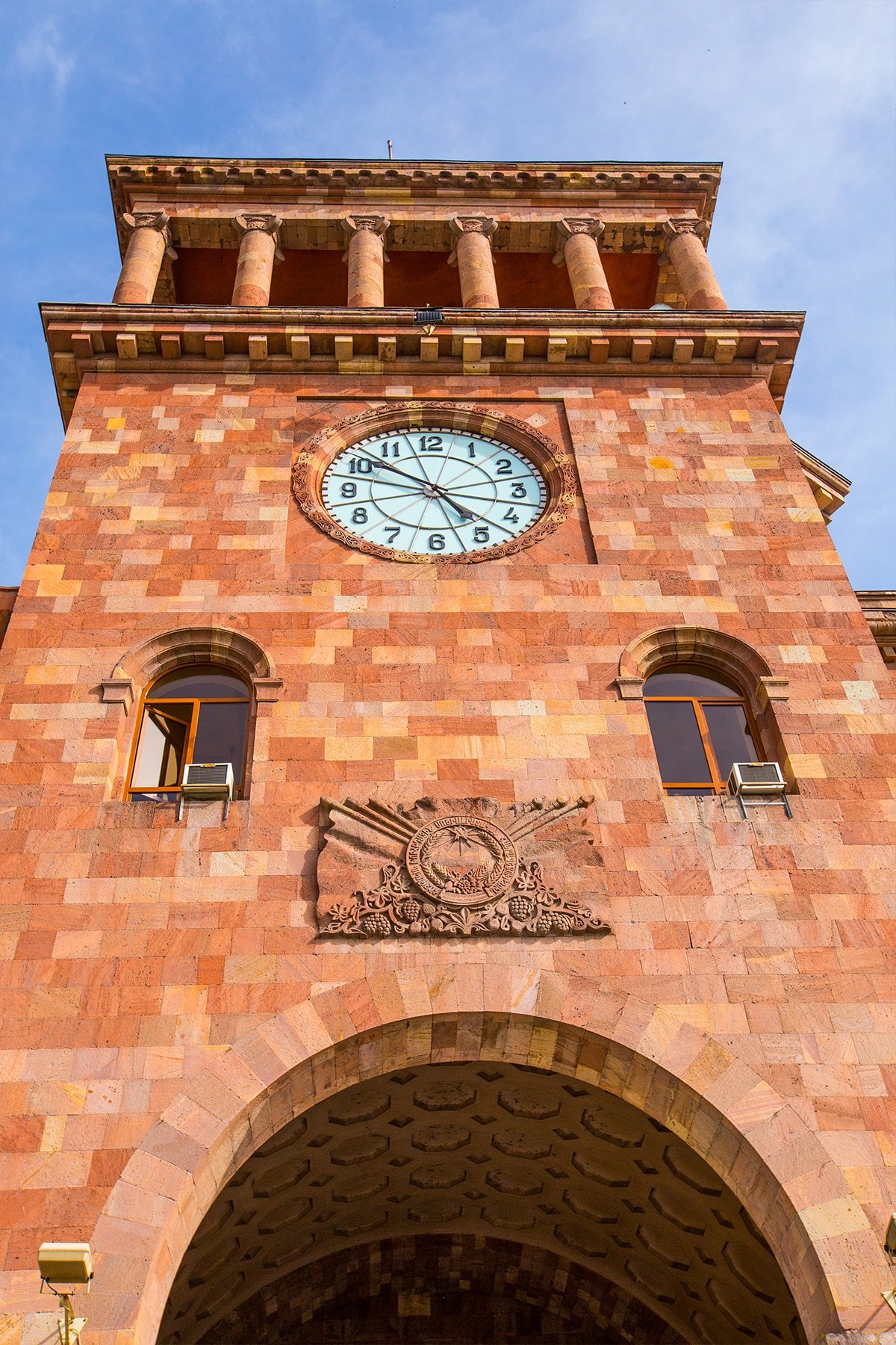 Yerevan, Armenia- called the Rose city for its beautiful reddish stone buildings