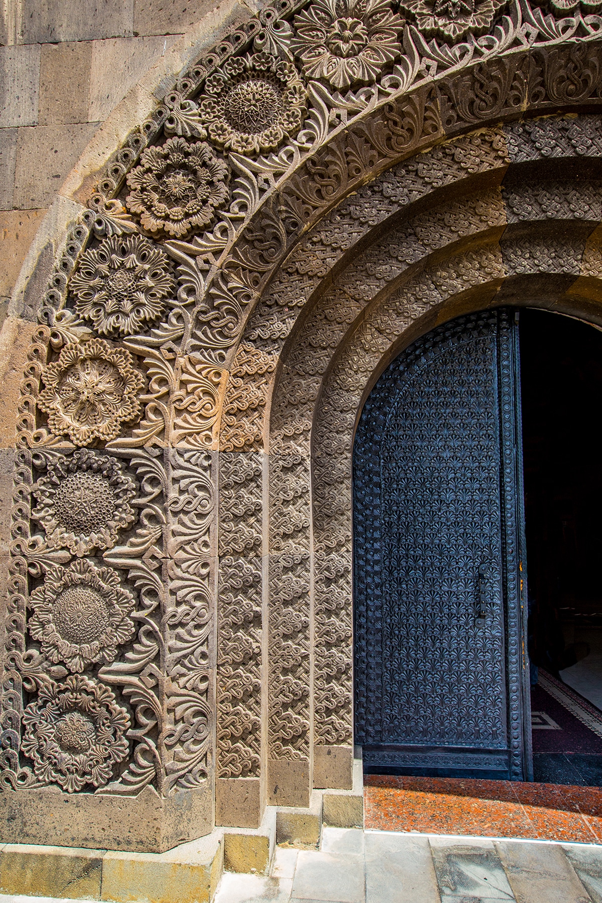 door to the Mother Armenia museum