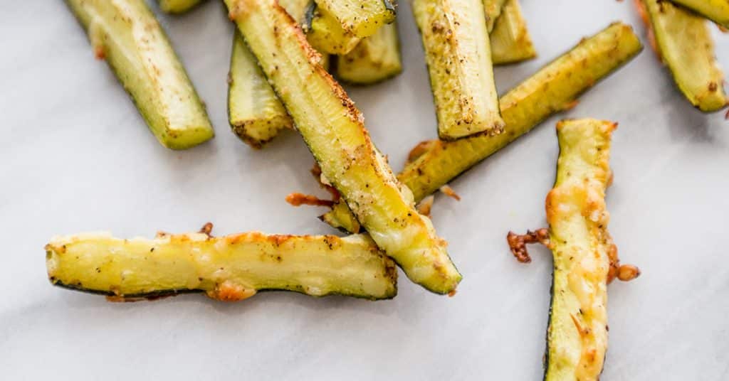 Keto Garlic Parmesan Zucchini Fries Sweet Cs Designs