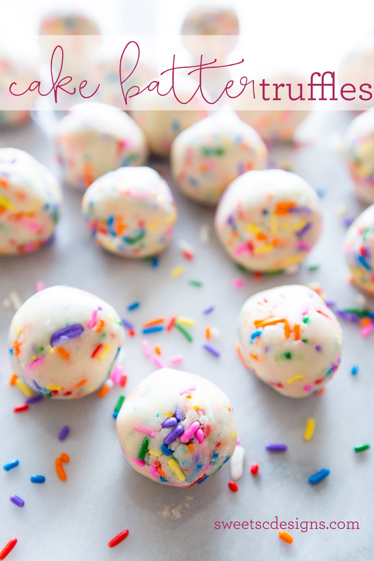 sprinkles rolled into cake balls