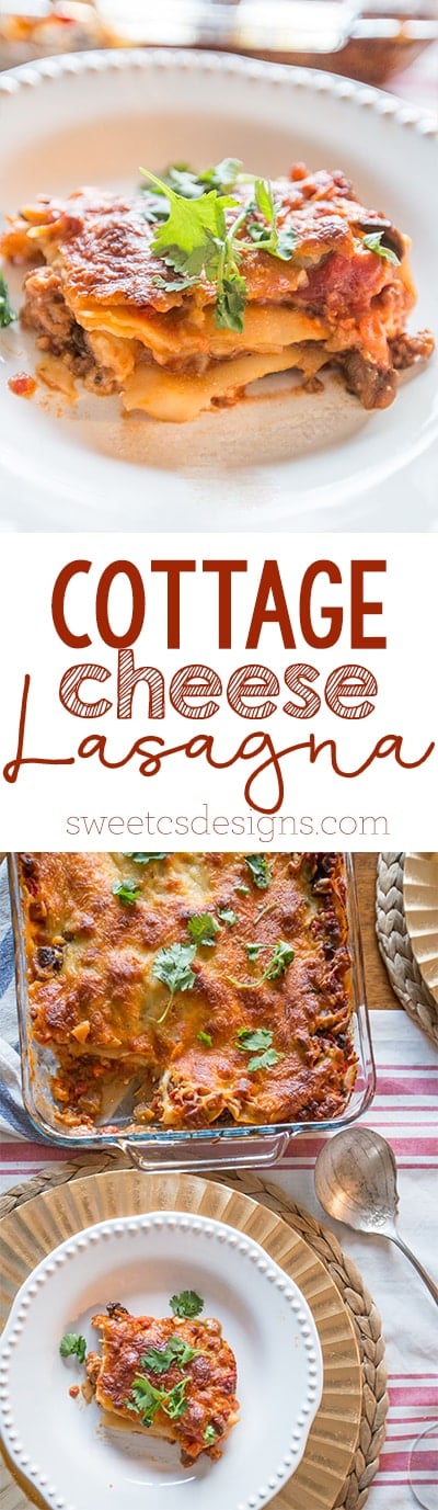 Cottage Cheese Lasagna