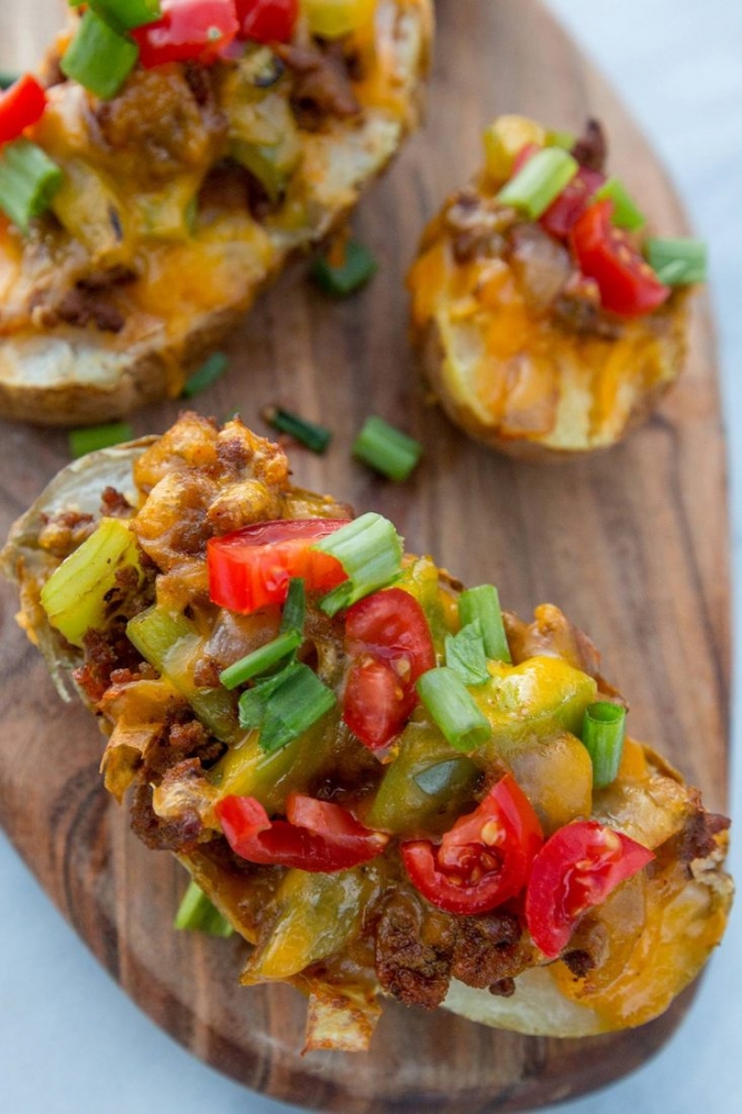 Taco Stuffed Potatoes