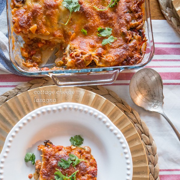 Cottage Cheese Lasagna